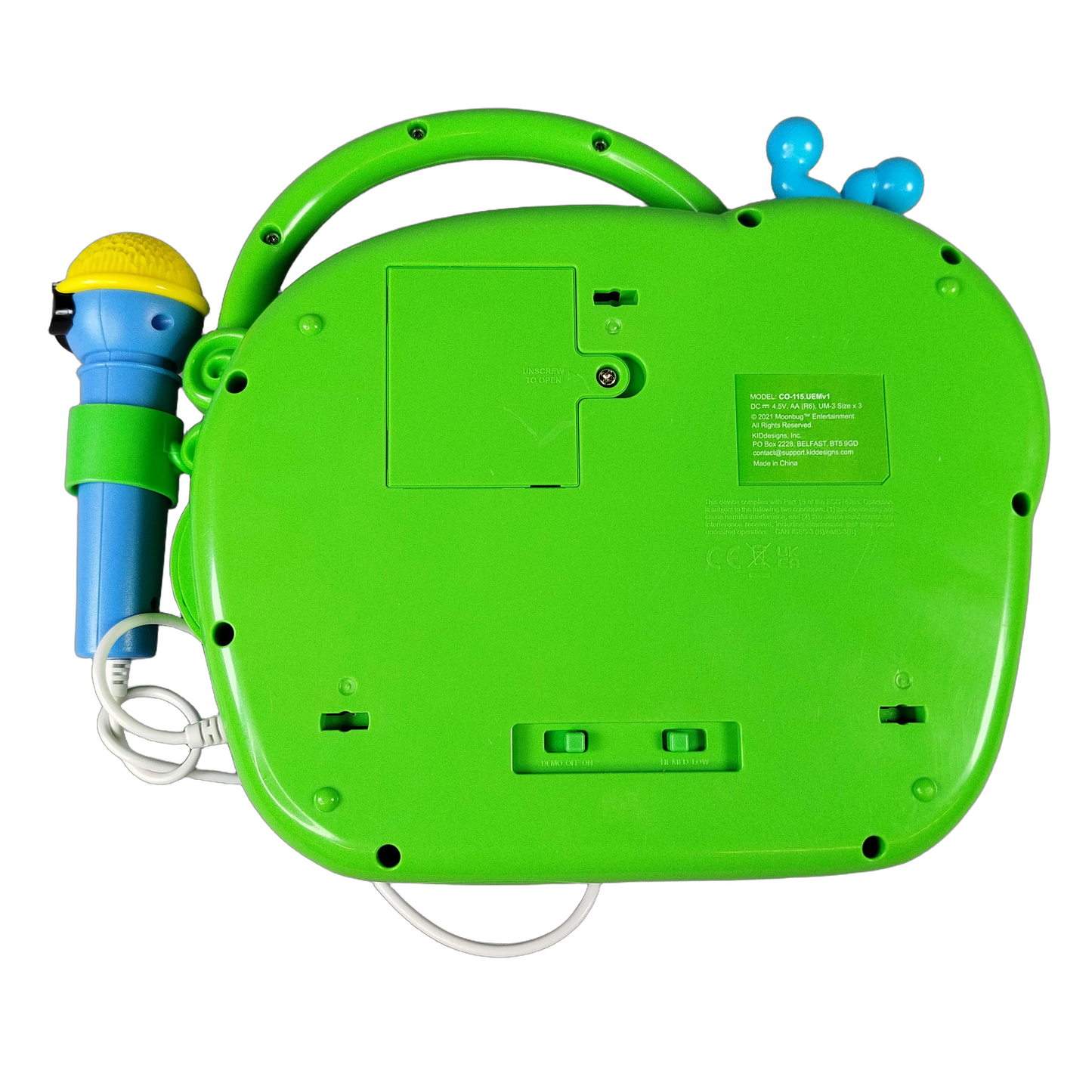 eKids Cocomelon Boombox CO-115.UEMv1 mit Mikrofon