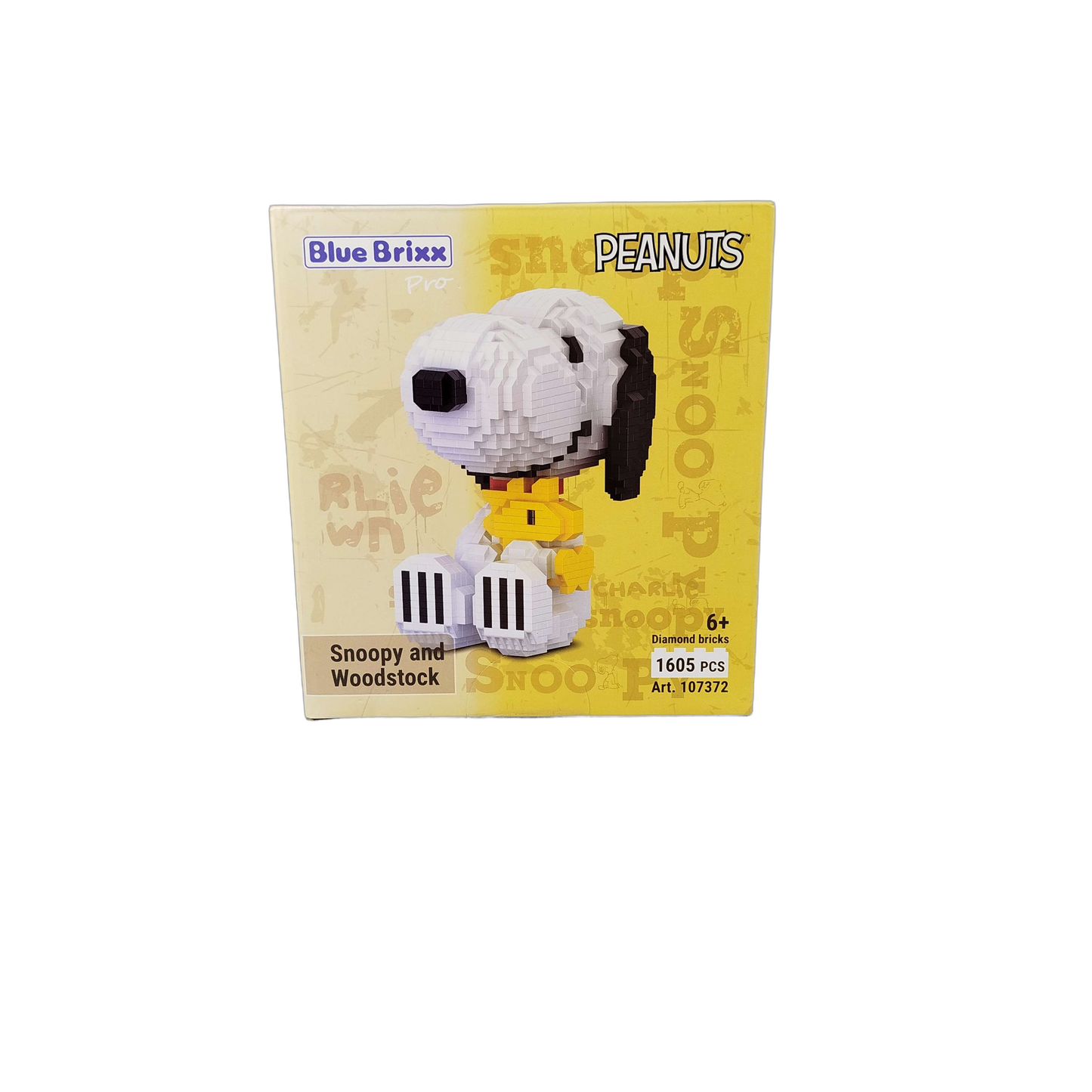 bluebrixx Snoopy and Woodstock 107372 Klemmbausteine Bauset, Neu