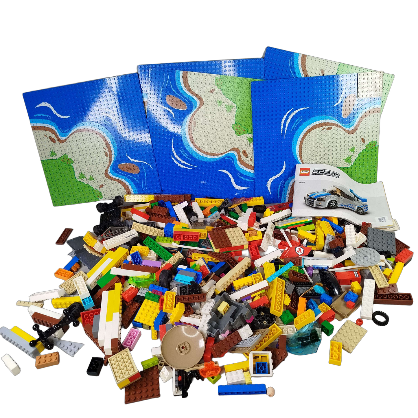 Konvolut LEGO Steine & Grundplatten ca. 2,25 kg, ab 6 7 8 Jahre