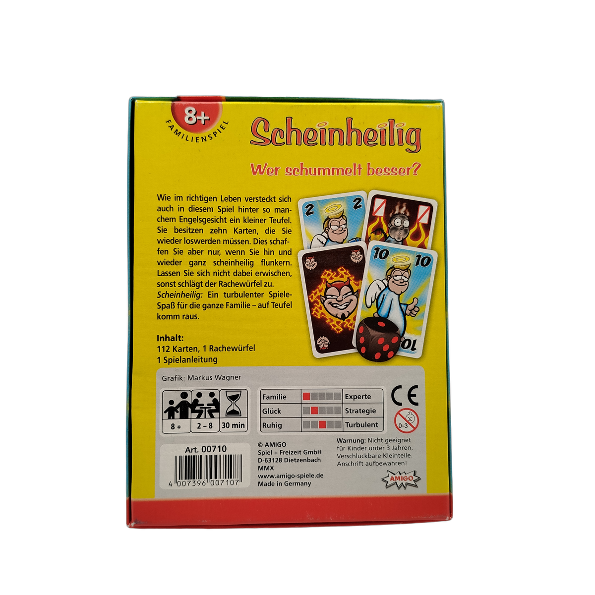AMIGO Scheinheilig 00710 Kartenspiel Wer schummelt besser?