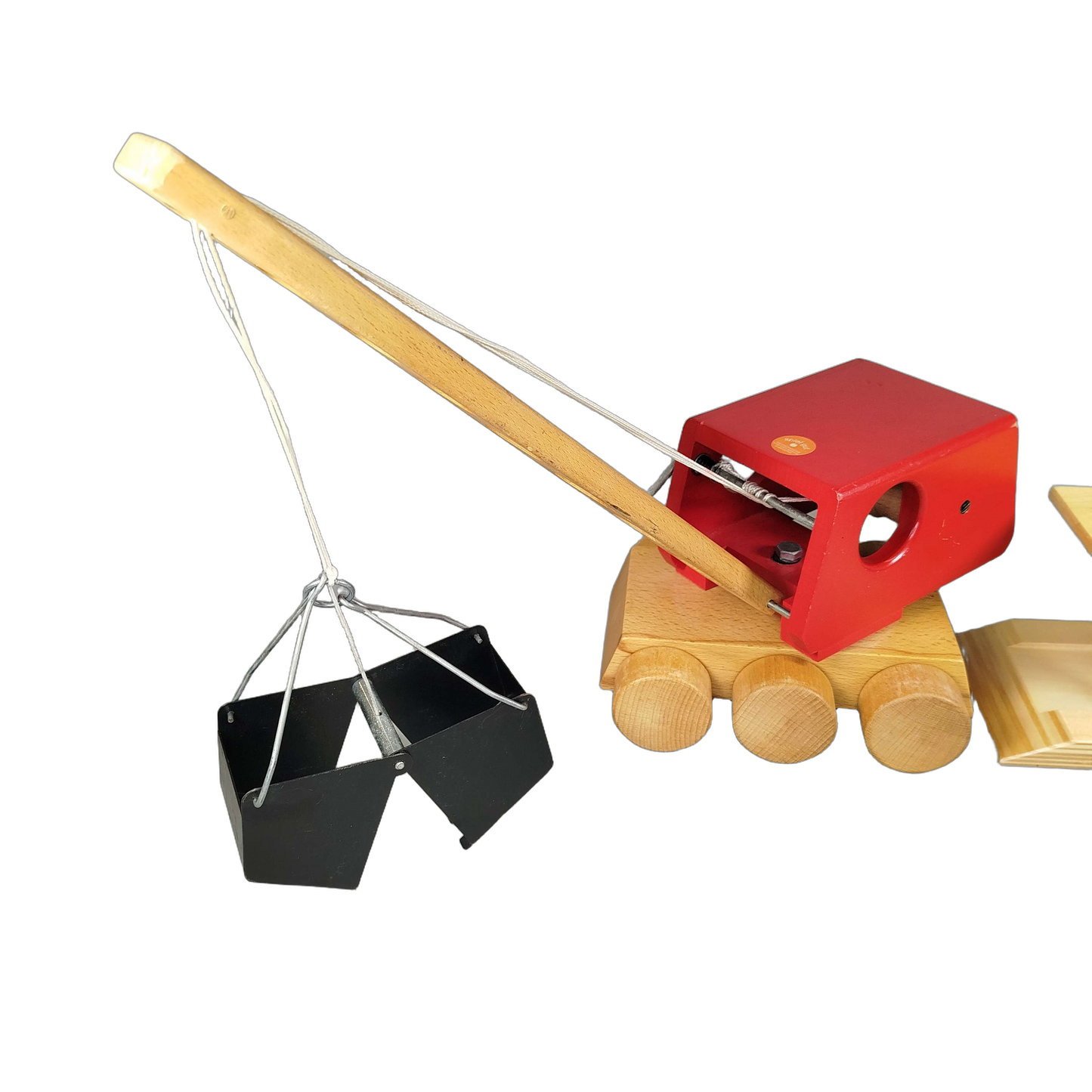 Heros Bundle Holzspielzeug Set von 2 Kranwagen & Waschanlage