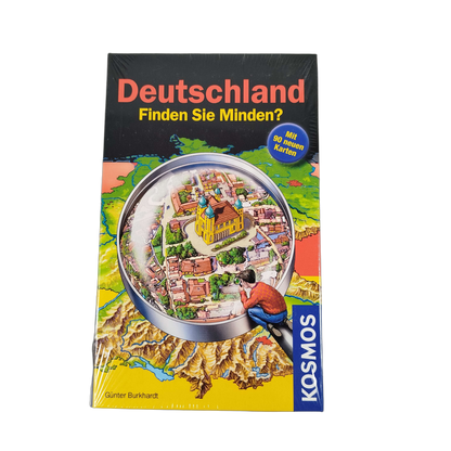 KOSMOS Deutschland – Finden Sie Minden? 4500031500 Brettspiel, Neu