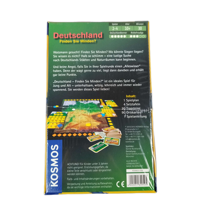 KOSMOS Deutschland – Finden Sie Minden? 4500031500 Brettspiel, Neu