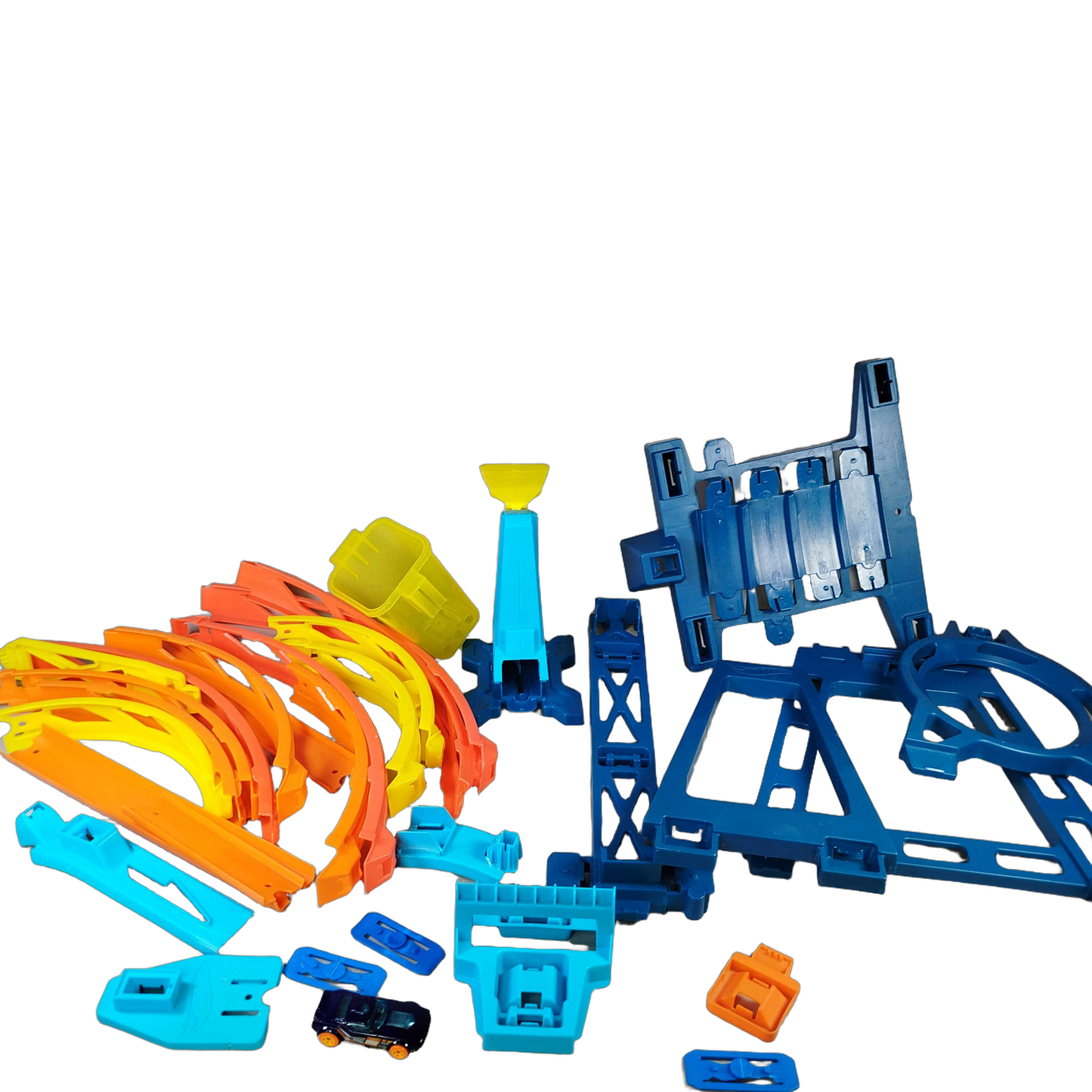 Mattel Hot Wheels Track Builder Triple Loop Kit Rennbahn