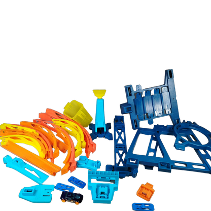 Mattel Hot Wheels Track Builder Triple Loop Kit Rennbahn