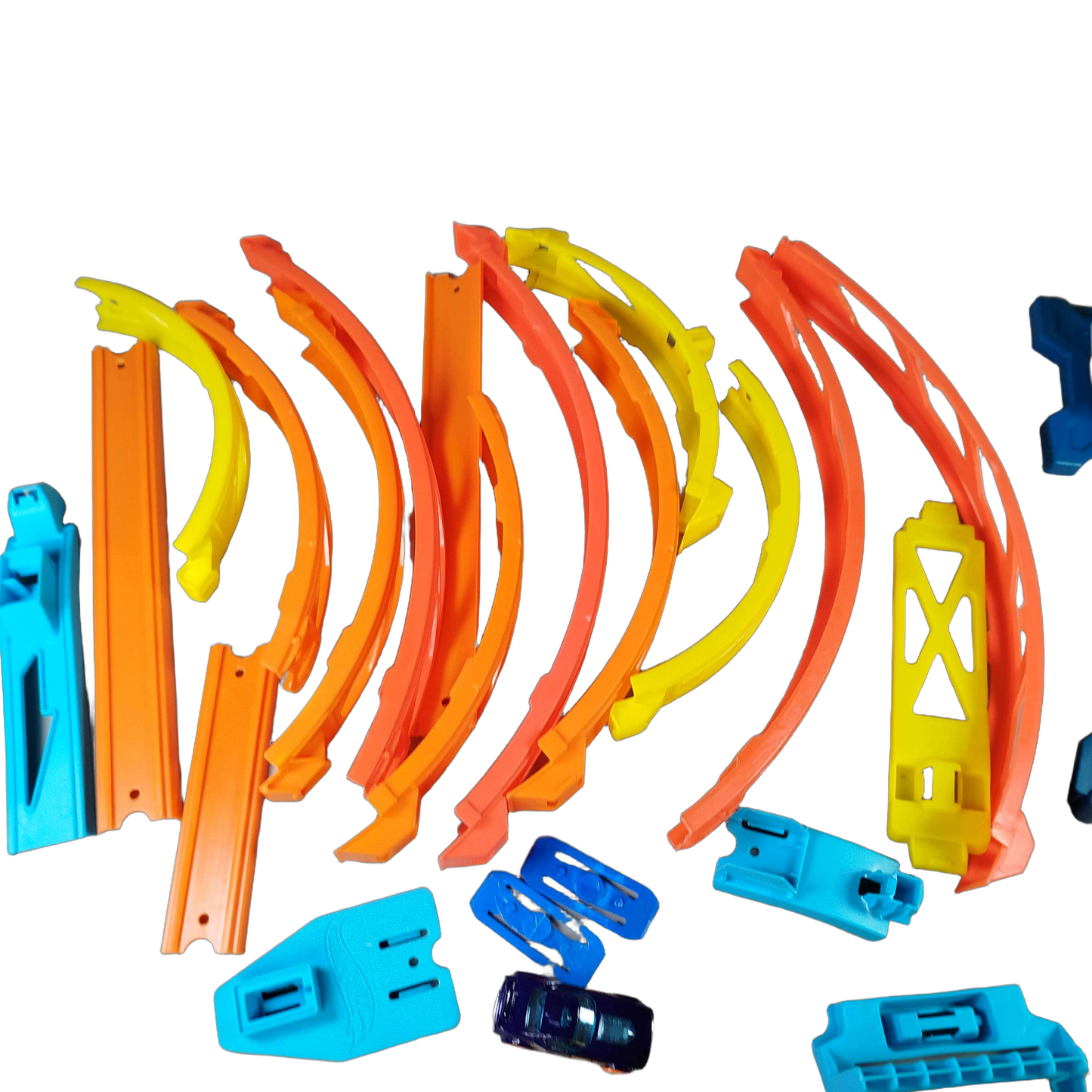 Mattel Hot Wheels Track Builder Triple Loop Kit Rennbahn
