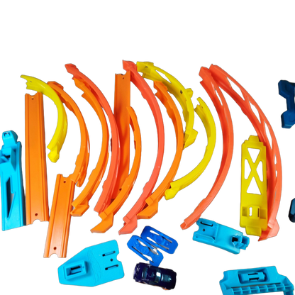 Mattel Hot Wheels Track Builder Triple Loop Kit Rennbahn
