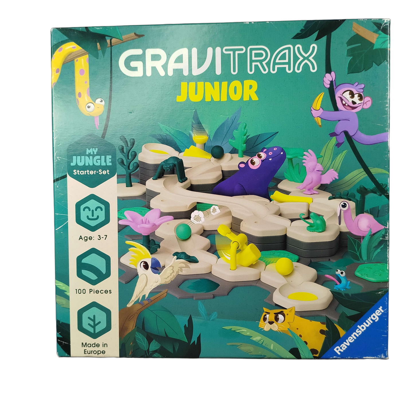 Ravensburger GraviTrax Junior My Jungle Starter-Set Murmelbahn
