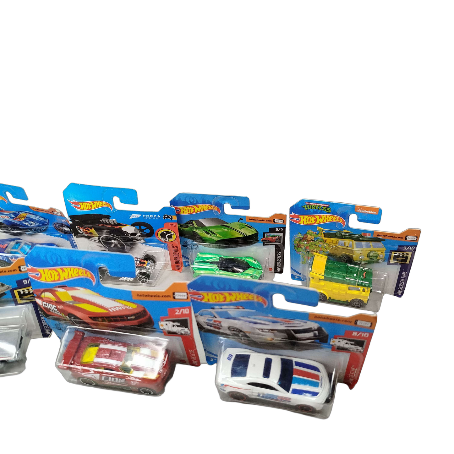 Hot Wheels Bundle Forza Halo TMNT Back to the Future 12x Rennwagen Neu