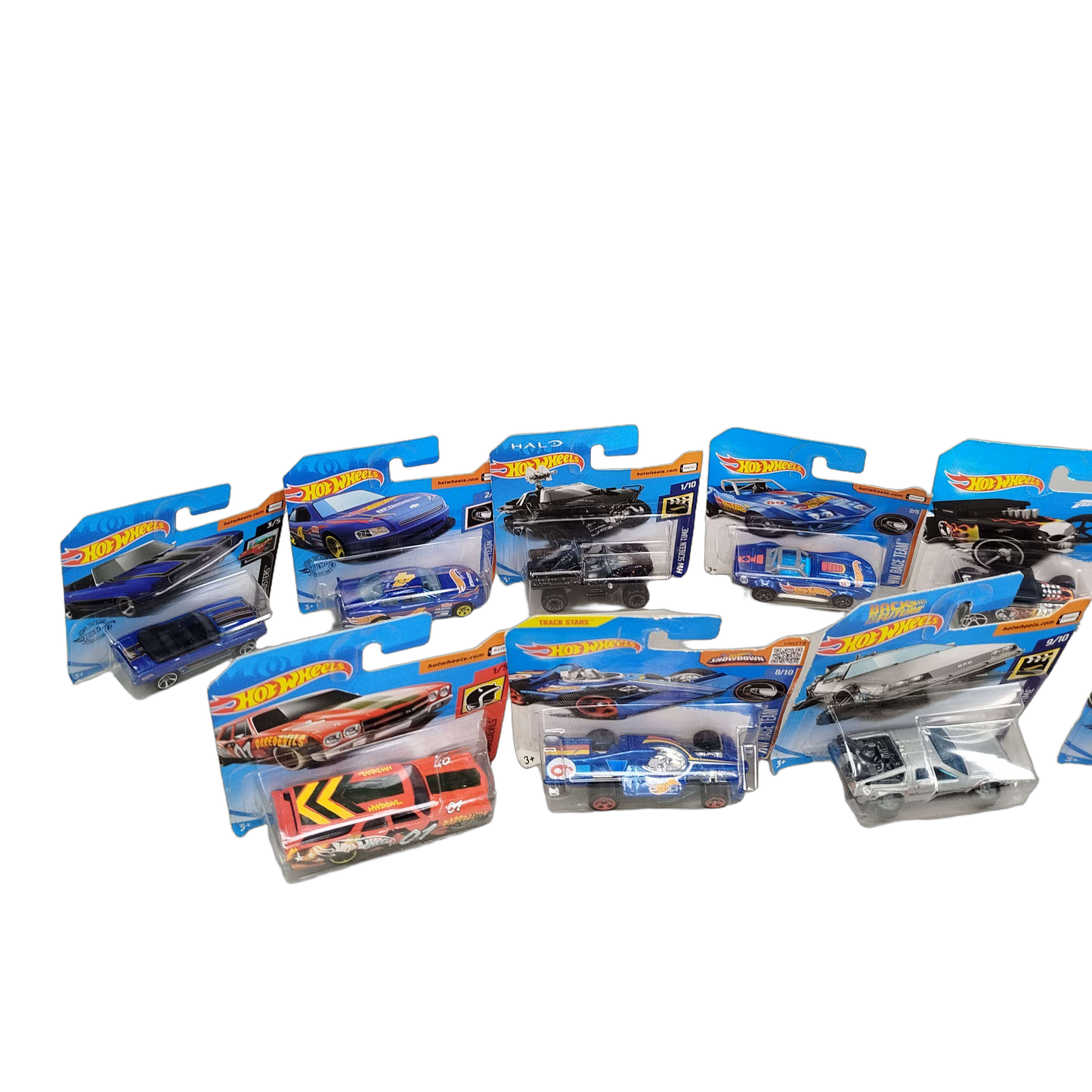 Hot Wheels Bundle Forza Halo TMNT Back to the Future 12x Rennwagen Neu