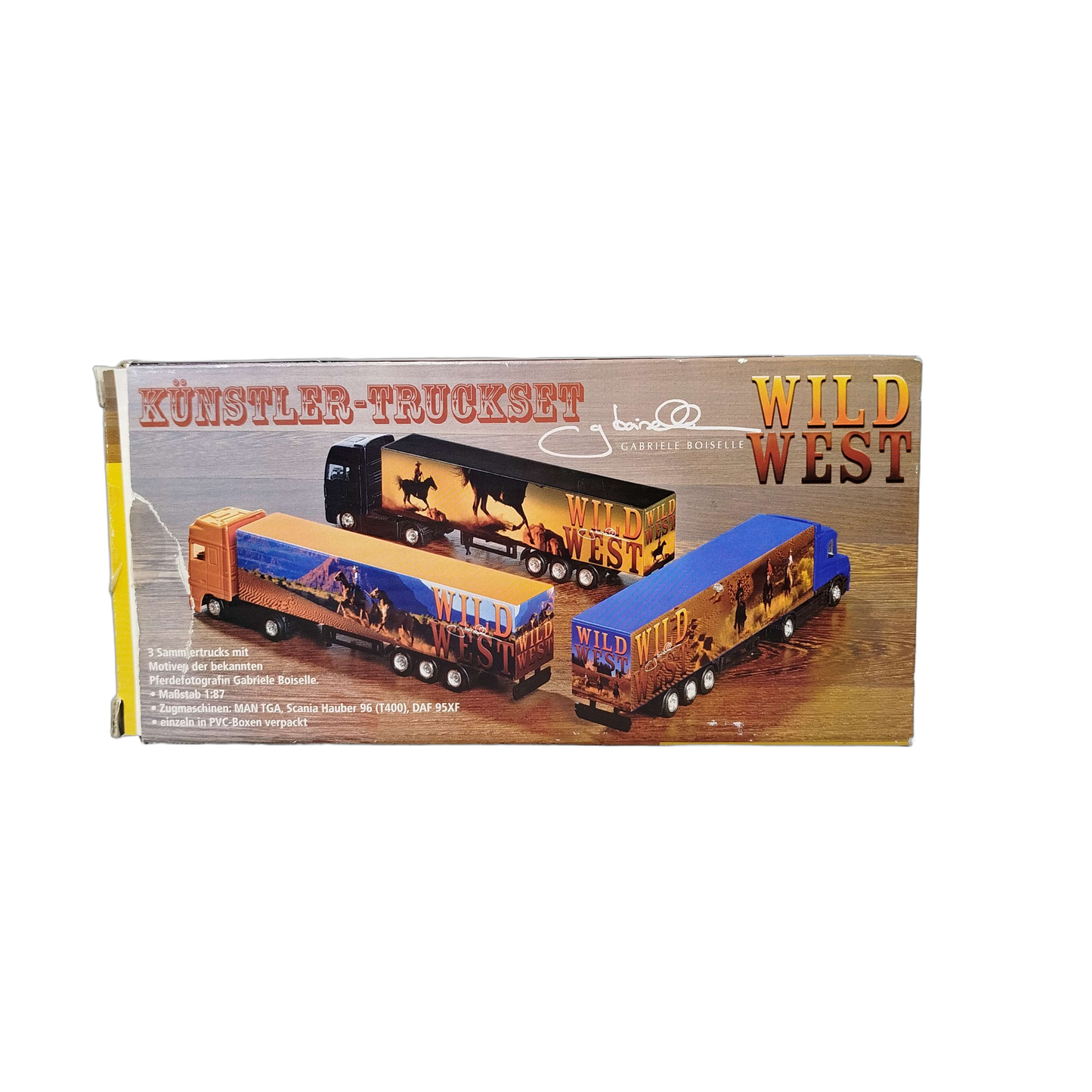 Künstler truckset Bundle Wild West 3x Sattelzüge 1:87