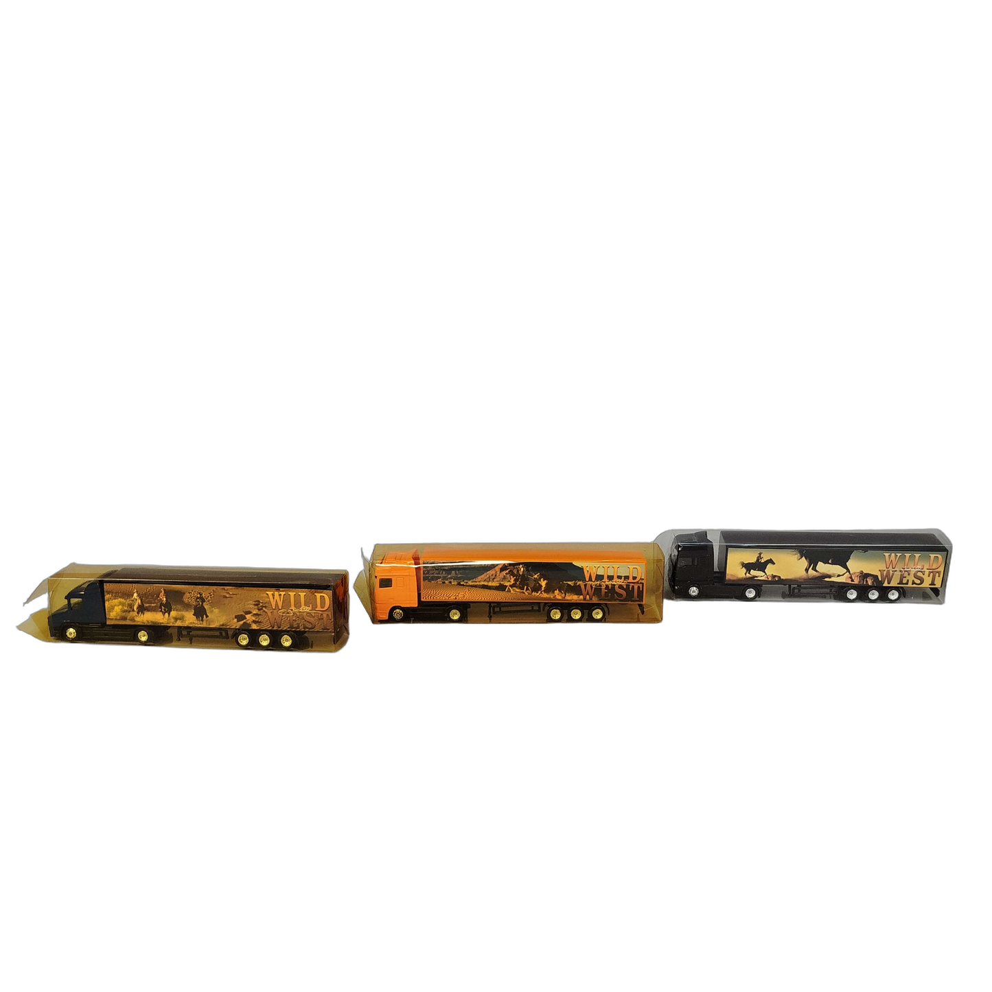 Künstler truckset Bundle Wild West 3x Sattelzüge 1:87