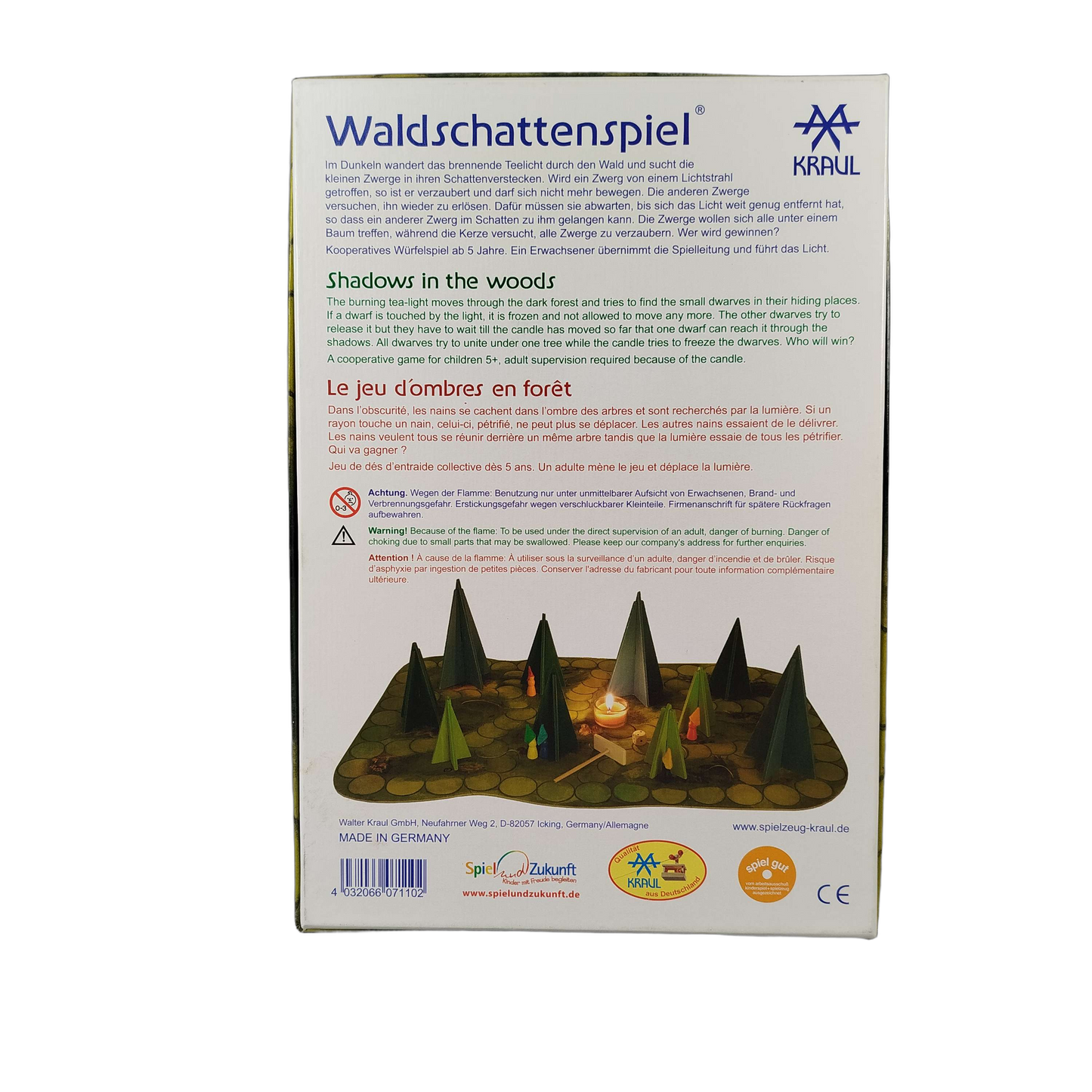 Kraul Waldschattenspiel Brettspiel