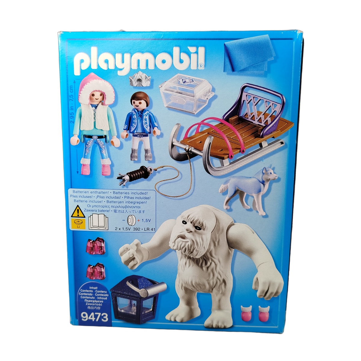 Playmobil Yeti mit Schlitten 9473 Figuren-Set mit Zubehör
