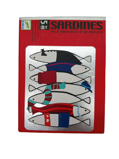 Djeco Sardines Kartenspiel & Merkspiel für Kinder