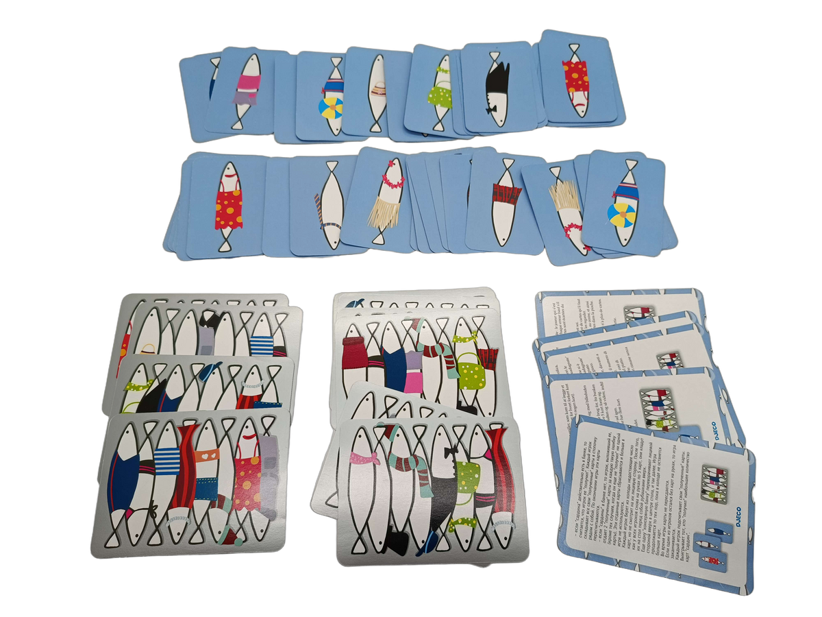 Djeco Sardines Kartenspiel & Merkspiel für Kinder