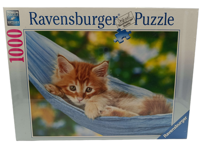 Ravensburger Kitty in a Swing 157629 Puzzle, Neu