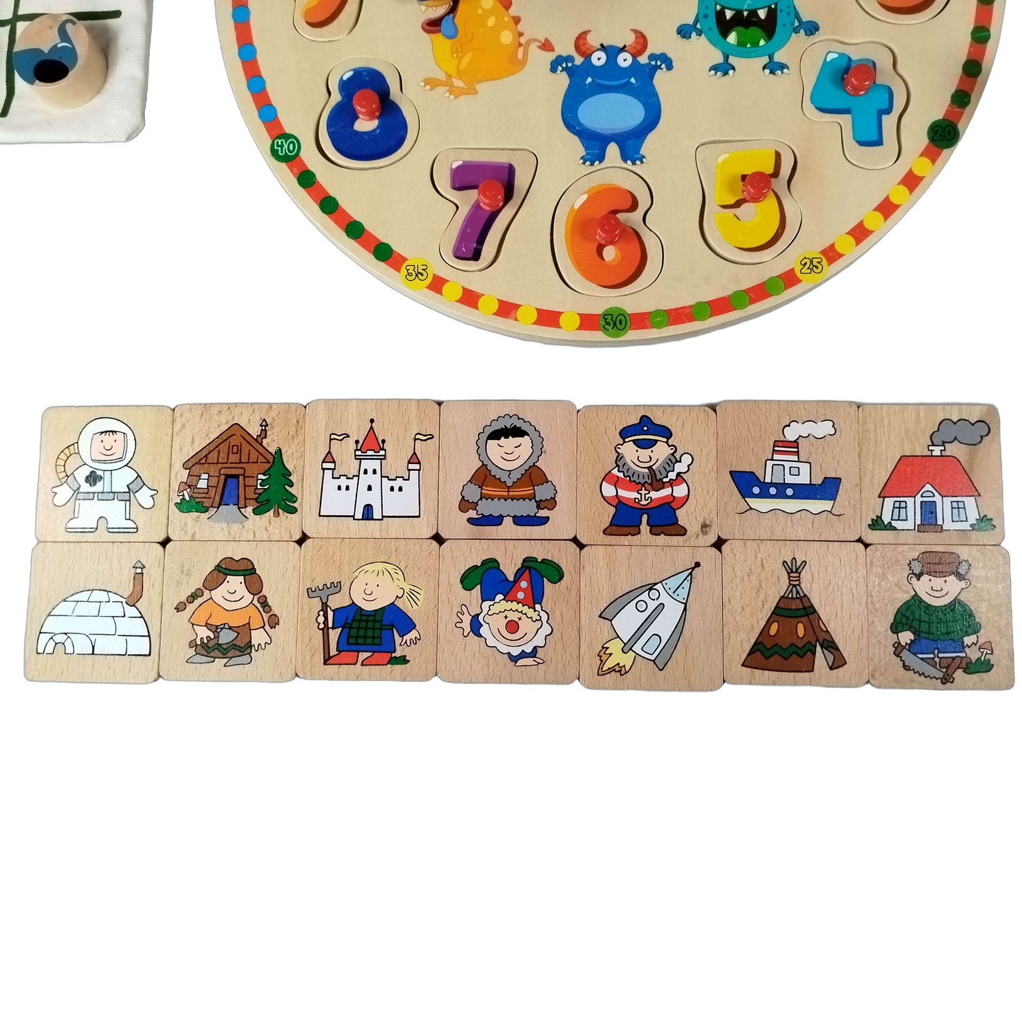 Bundle Monster & Bauernhof Set von 4 Lernspiele