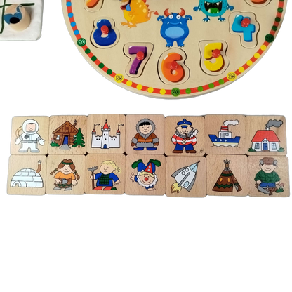 Bundle Monster & Bauernhof Set von 4 Lernspiele