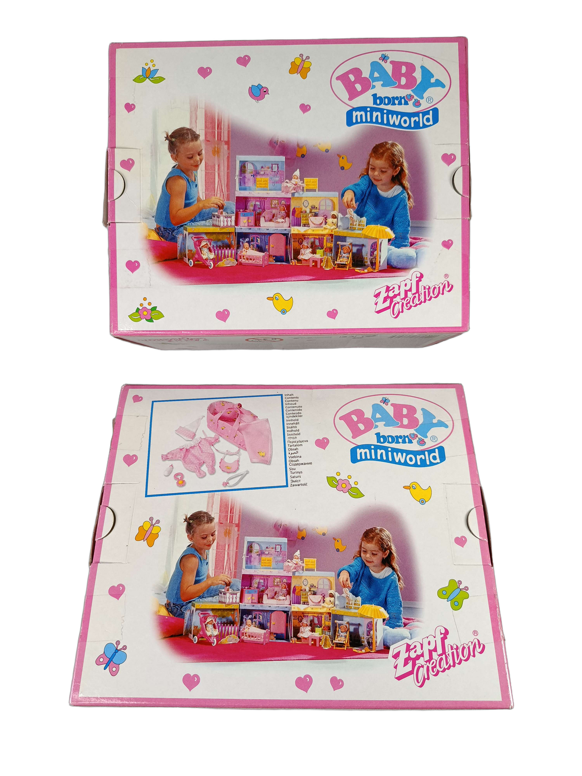 Zapf Creation Bundle BABY born miniworld Wickeltasche, Set