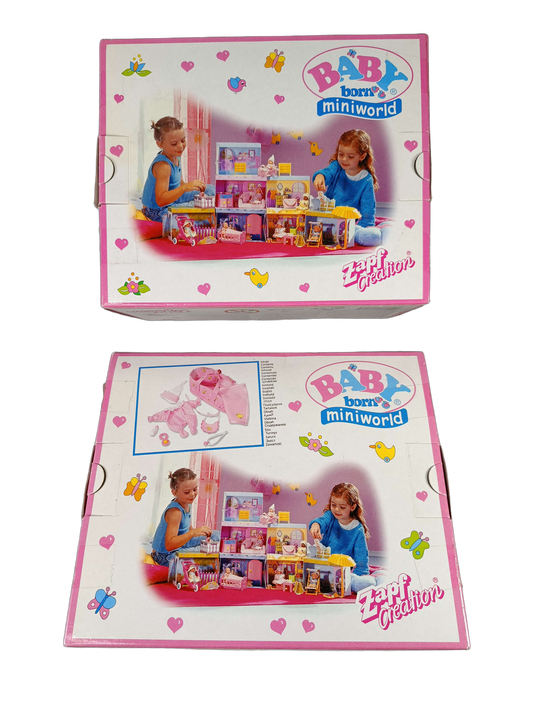 Zapf Creation Bundle BABY born miniworld Wickeltasche, Set