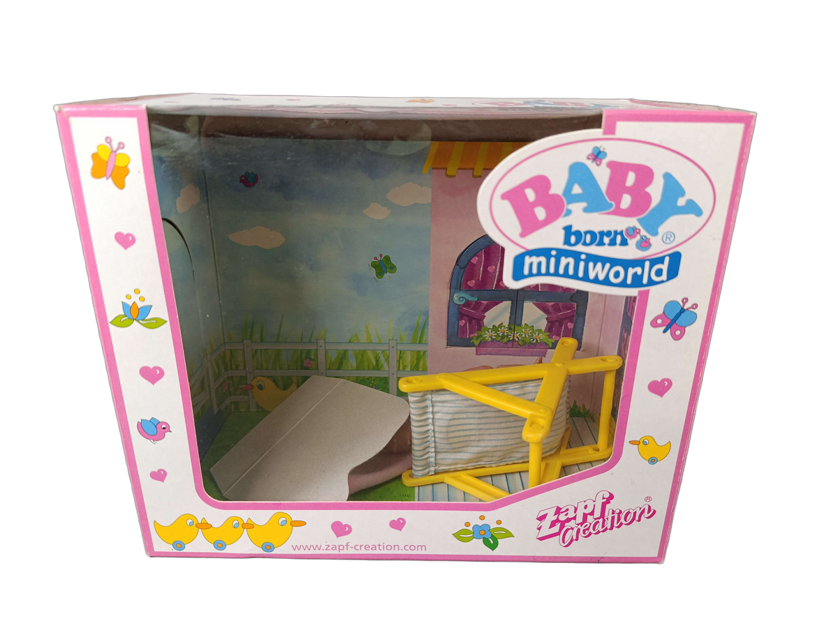 Zapf Creation Bundle BABY born miniworld Wickeltasche, Set