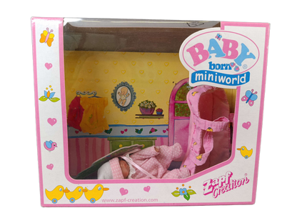 Zapf Creation Bundle BABY born miniworld Wickeltasche, Set