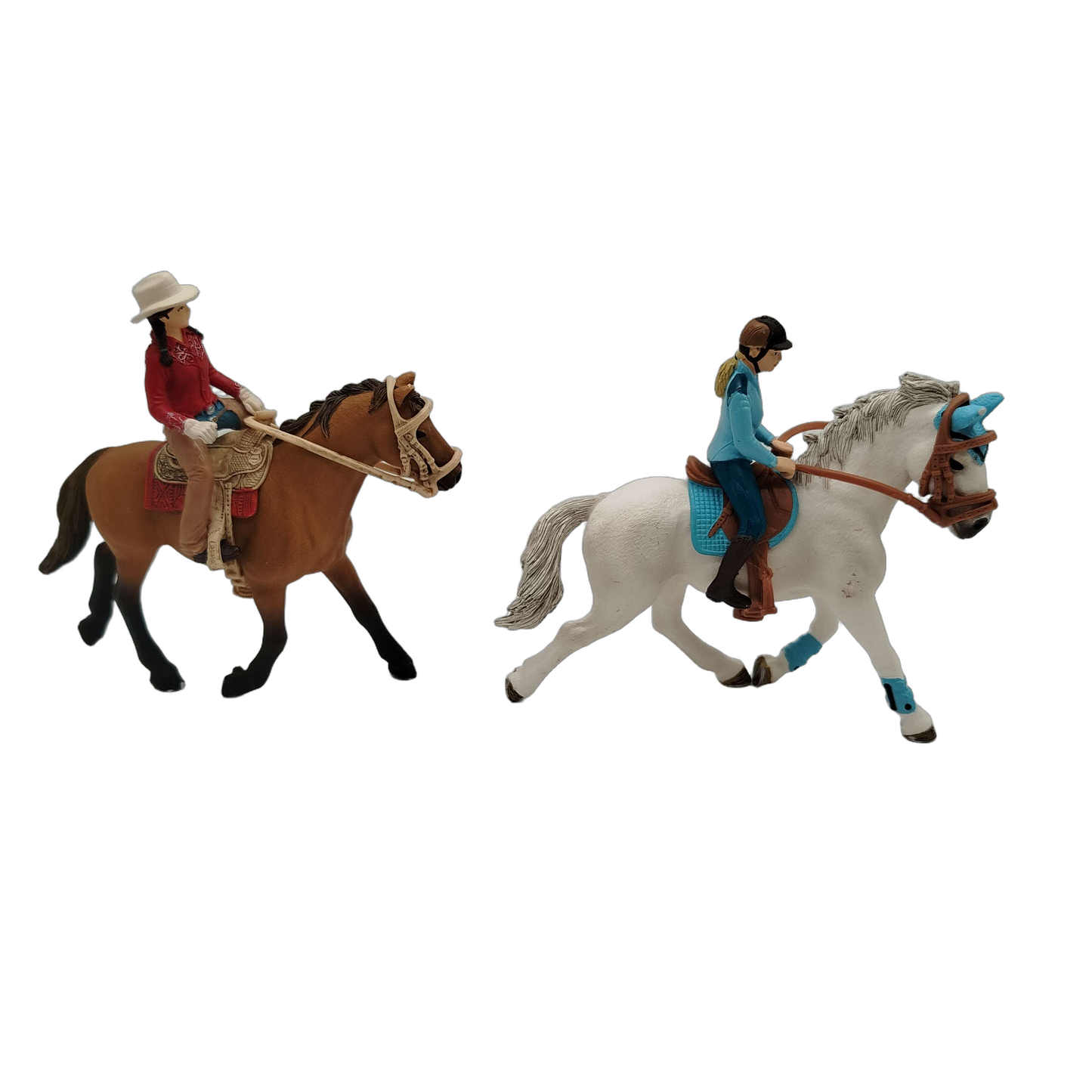 Schleich Bundle Pferde Set von 2 Reiterinnen