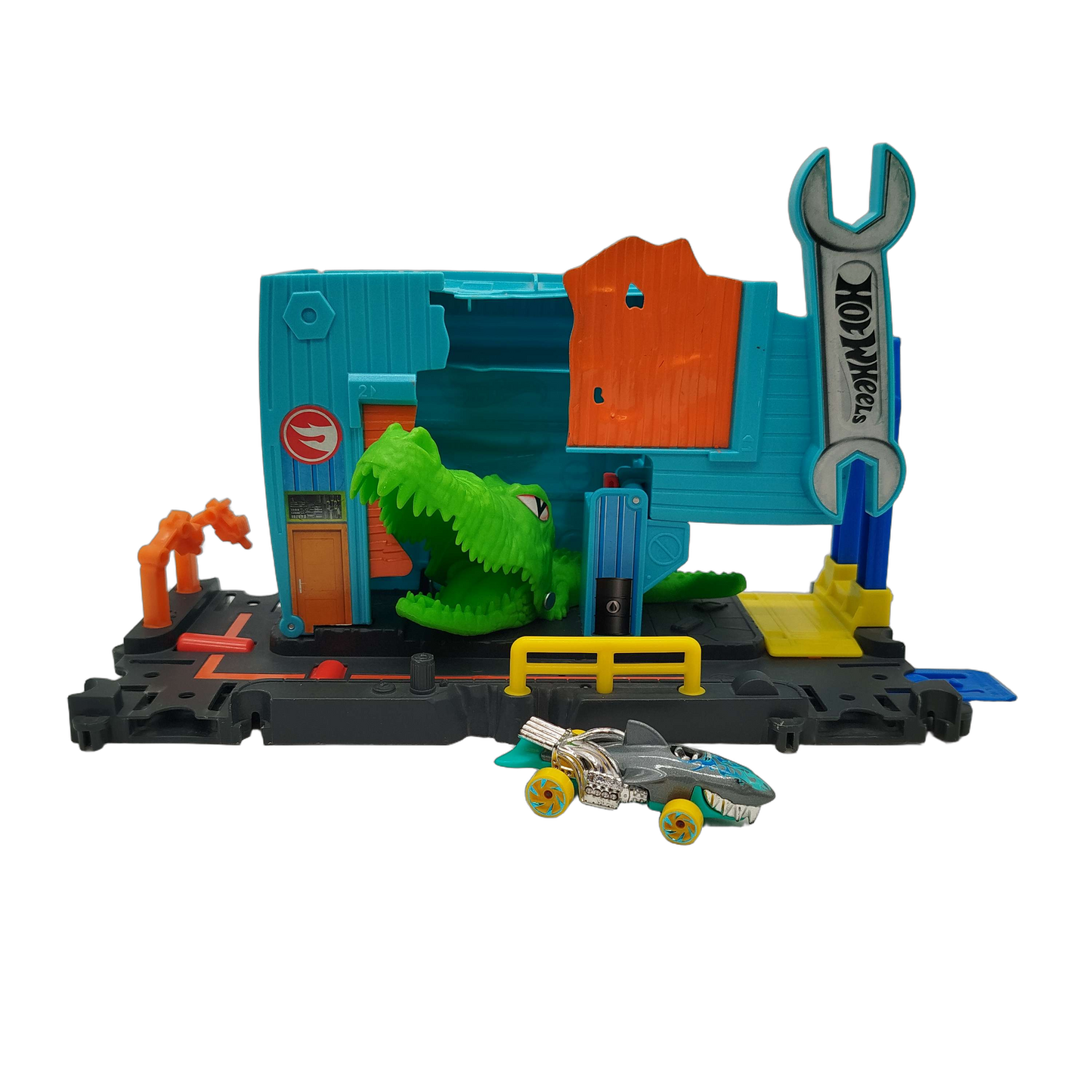 Hot Wheels Bundle City Gator Garage Set von 2 Werkstatt & Polizei