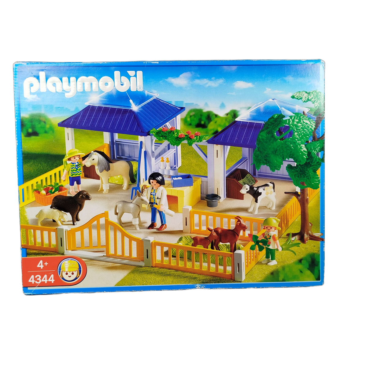 Playmobil 4344 Tierpflegestation mit Freigehege Spielset