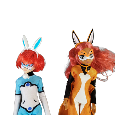Bandai Bundle Bunnyx & Rena Rouge Set von 2 Modepuppen 26 cm