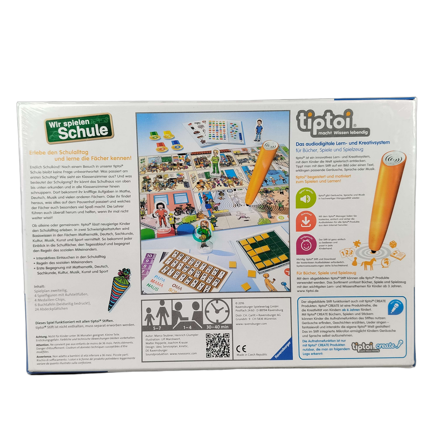 Ravensburger tiptoi Wir spielen Schule 00 806 1 Buch, Neu