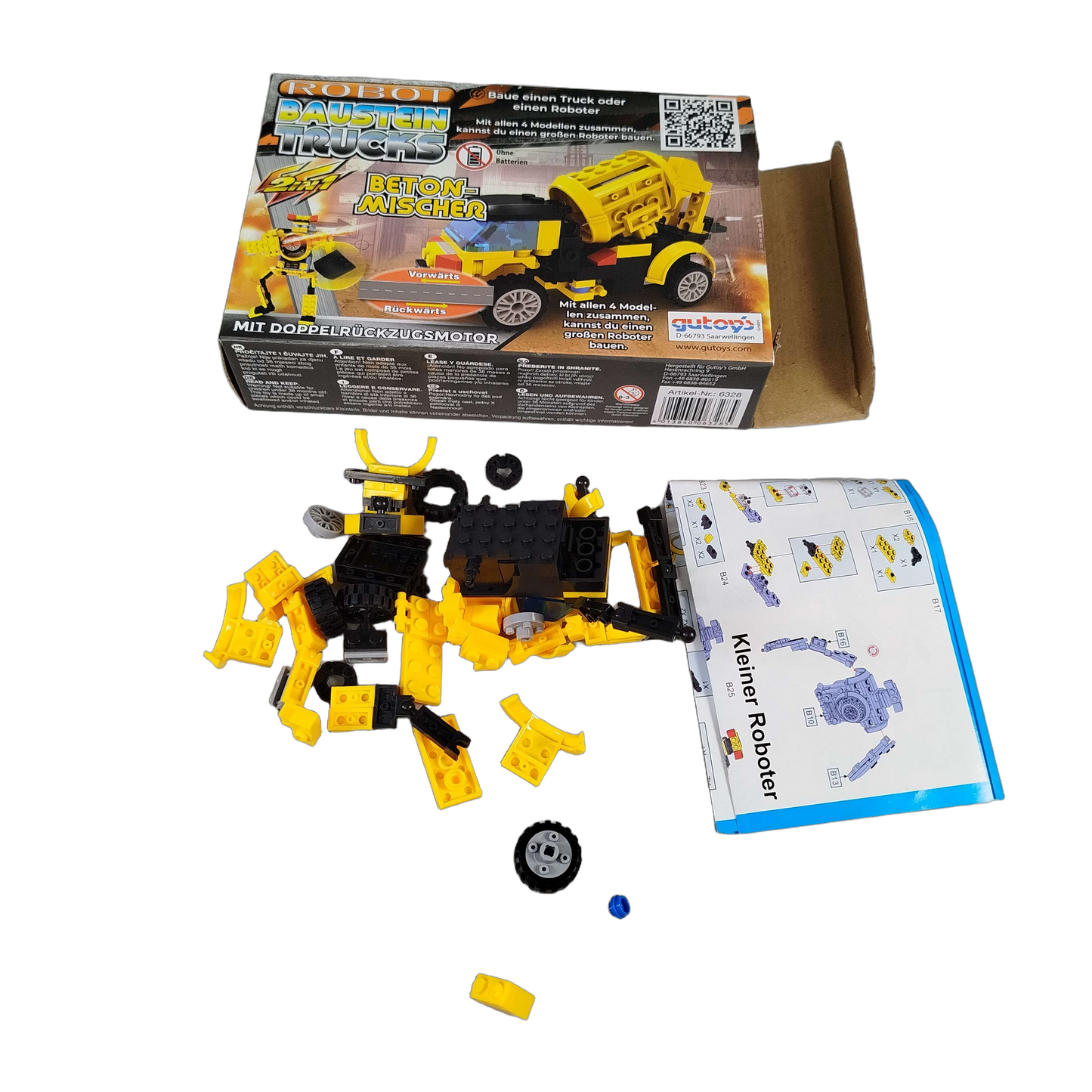 gutoys Bundle ROBOT TRUCKS Set von 4 Roboter Trucks