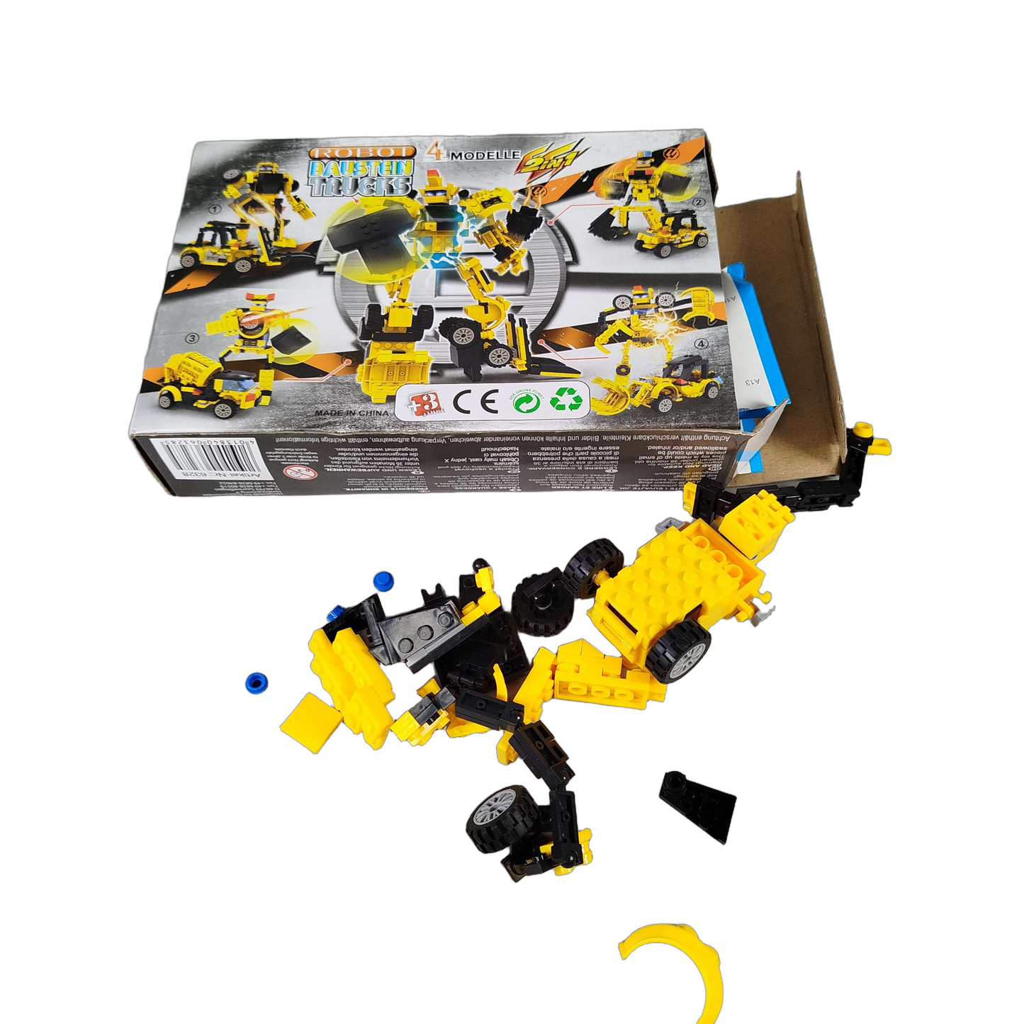 gutoys Bundle ROBOT TRUCKS Set von 4 Roboter Trucks