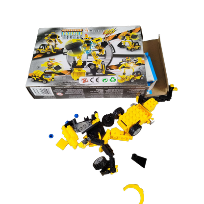 gutoys Bundle ROBOT TRUCKS Set von 4 Roboter Trucks