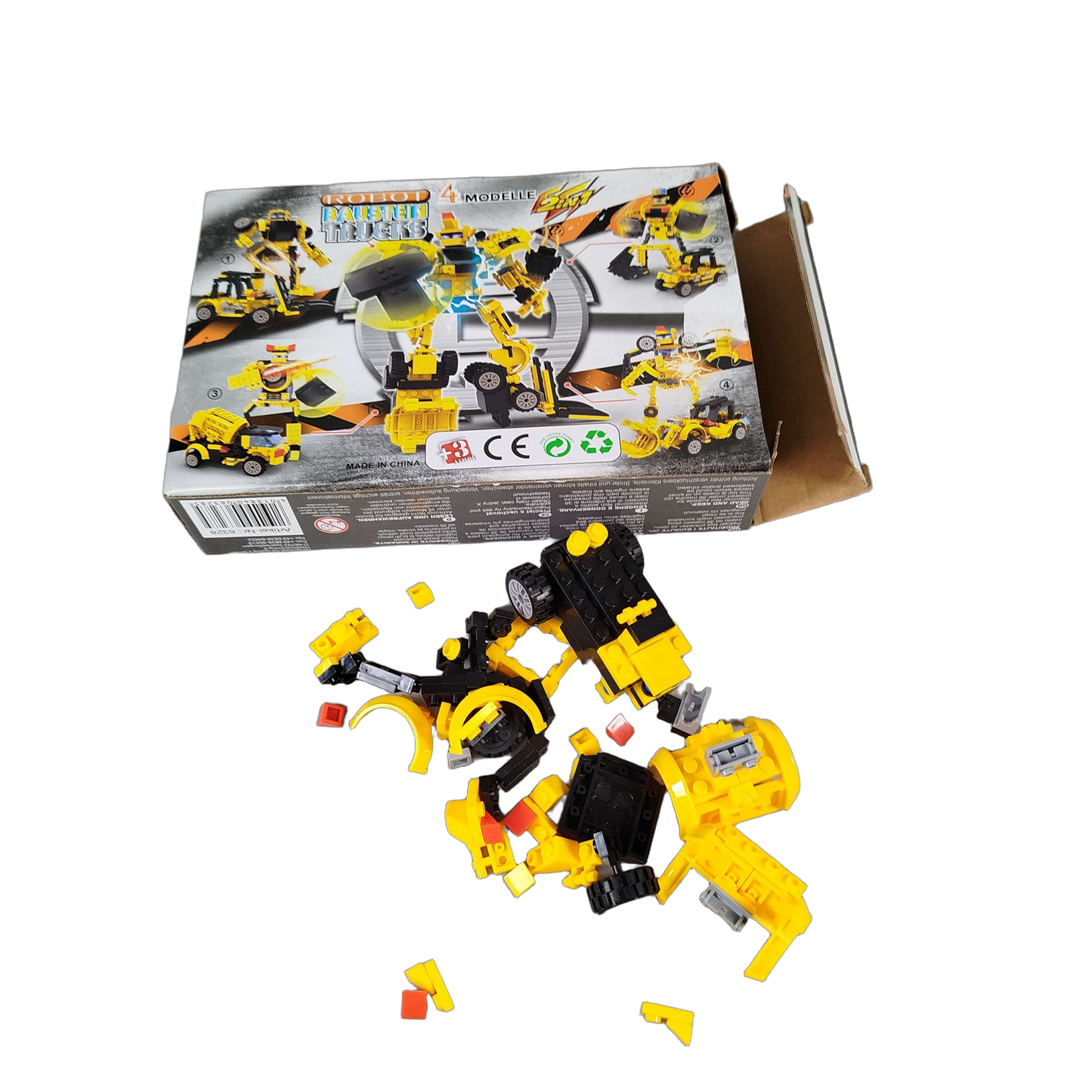 gutoys Bundle ROBOT TRUCKS Set von 4 Roboter Trucks