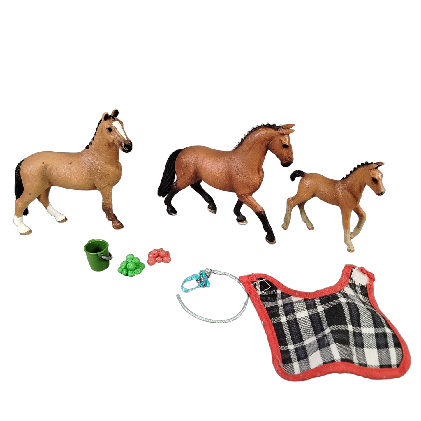 Schleich Tiere Bundle 3 Teile Pferde Zubehör