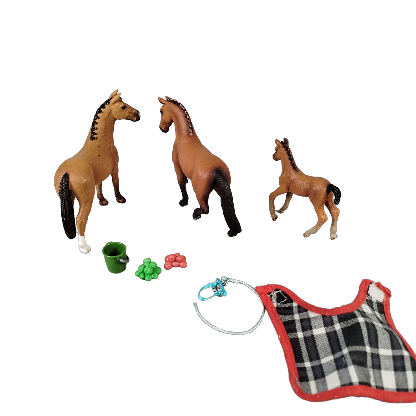 Schleich Tiere Bundle 3 Teile Pferde Zubehör