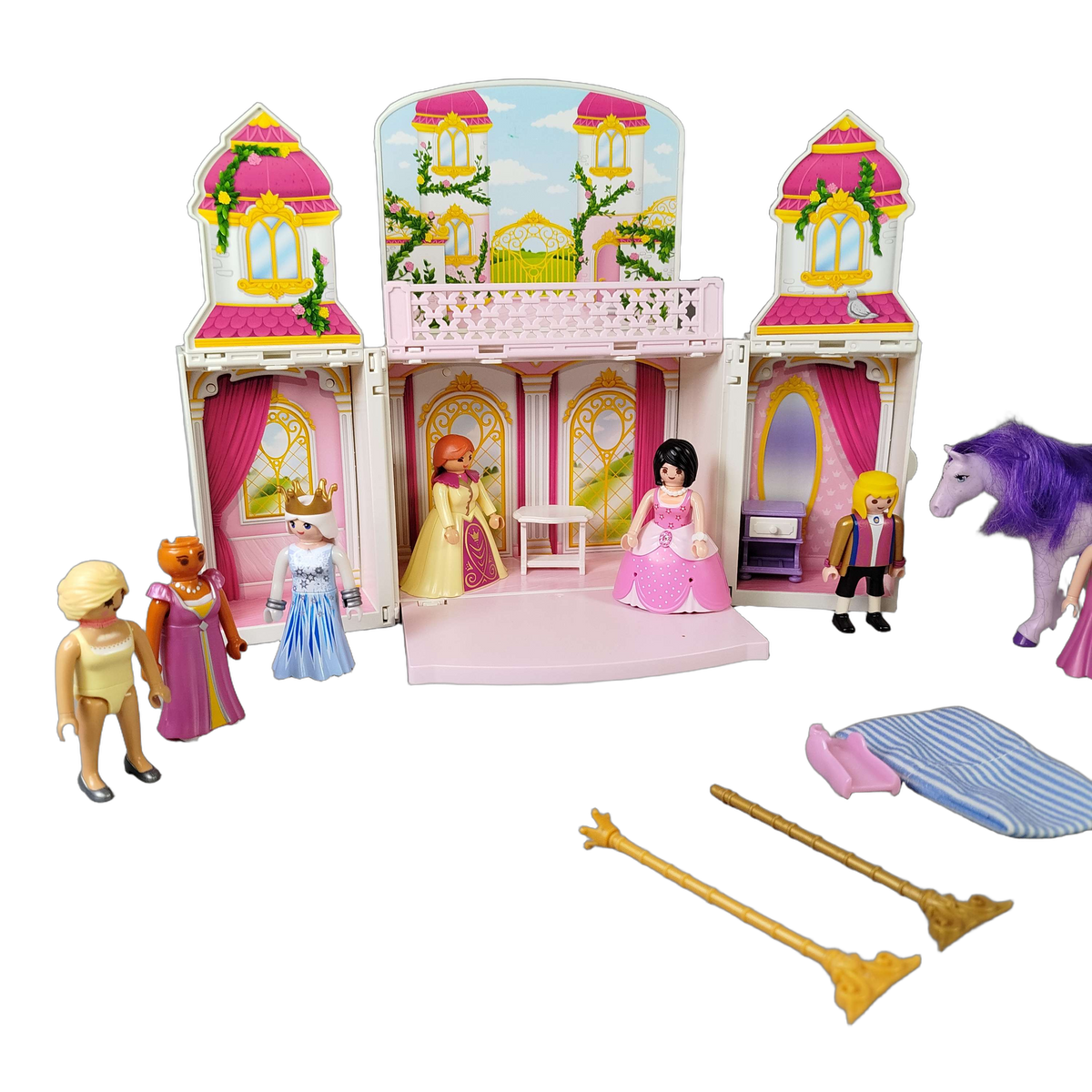 Playmobil Bundle Prinzessin Schloss 71845 & Kutsche 6856 Set von 2