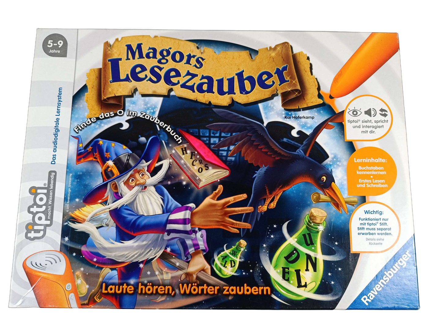 Ravensburger tiptoi Magors Lesezauber Lernspiel Lesetraining