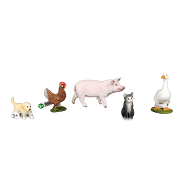 Schleich Bundle Bauernhof & Waldtiere 12 Teile Tierfiguren