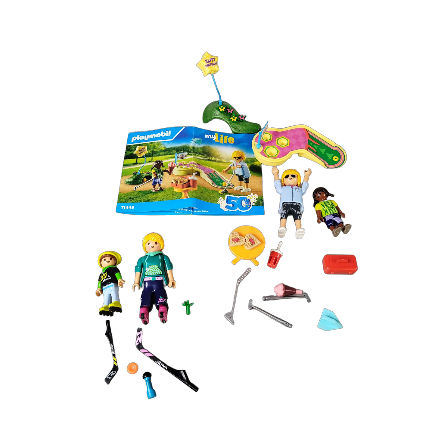 Playmobil Bundle Minigolf 71449 & Inline-Hockey 71209 Set von 2 Sport