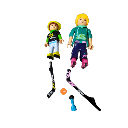 Playmobil Bundle Minigolf 71449 & Inline-Hockey 71209 Set von 2 Sport