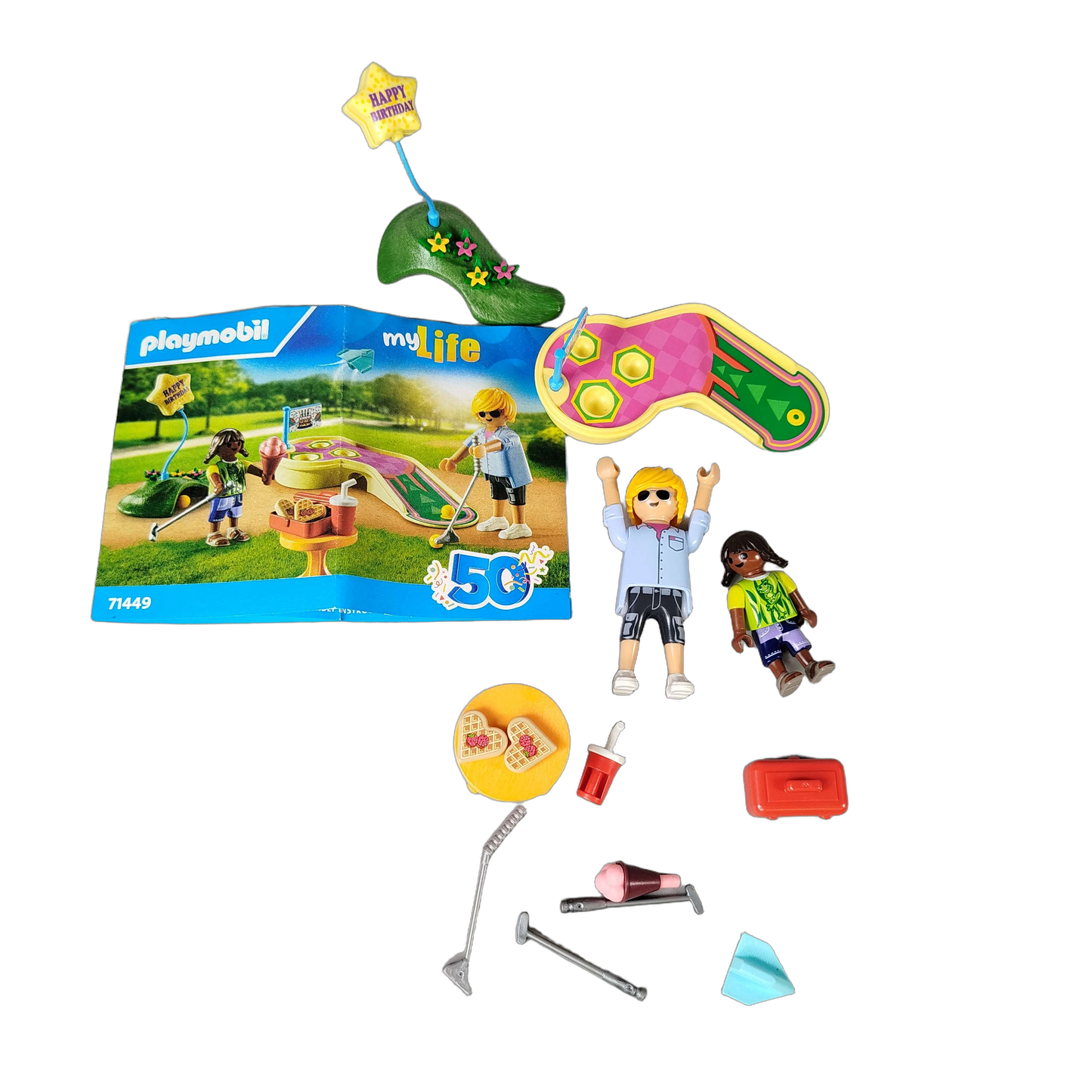 Playmobil Bundle Minigolf 71449 & Inline-Hockey 71209 Set von 2 Sport