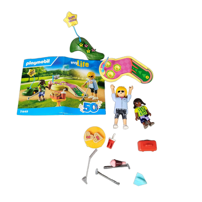 Playmobil Bundle Minigolf 71449 & Inline-Hockey 71209 Set von 2 Sport