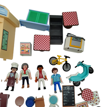 Playmobil Pizzeria mit Gartenrestaurant 70336 Spielset mit Zubehör