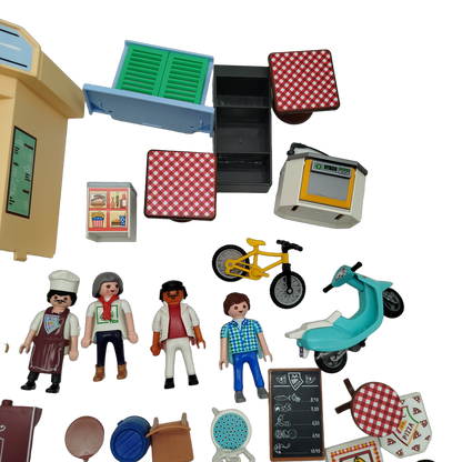 Playmobil Pizzeria mit Gartenrestaurant 70336 Spielset mit Zubehör