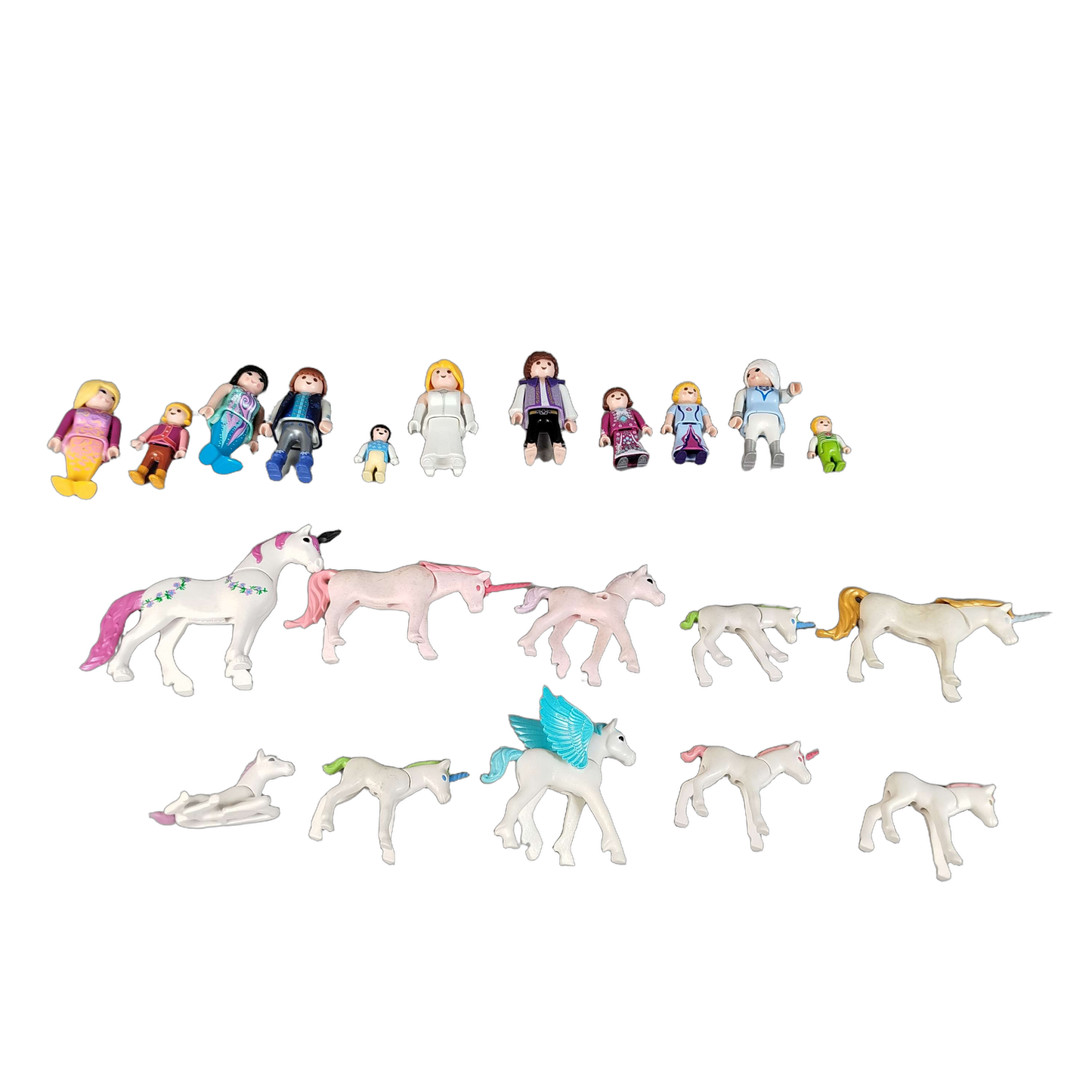 Playmobil Bundle Fantasy Einhorn & Meerjungfrau Figuren