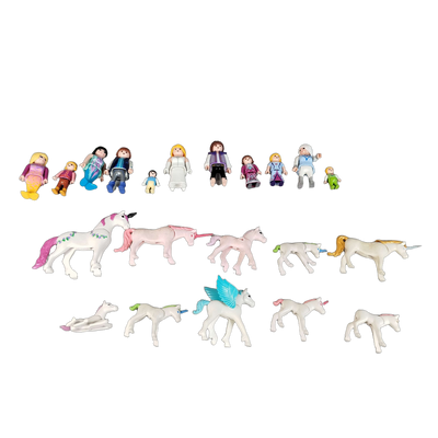 Playmobil Bundle Fantasy Einhorn & Meerjungfrau Figuren
