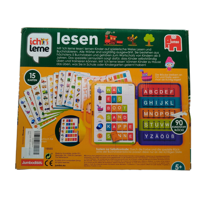 Jumbo Ich lerne Lesen 19565 Montessori Lernspiel